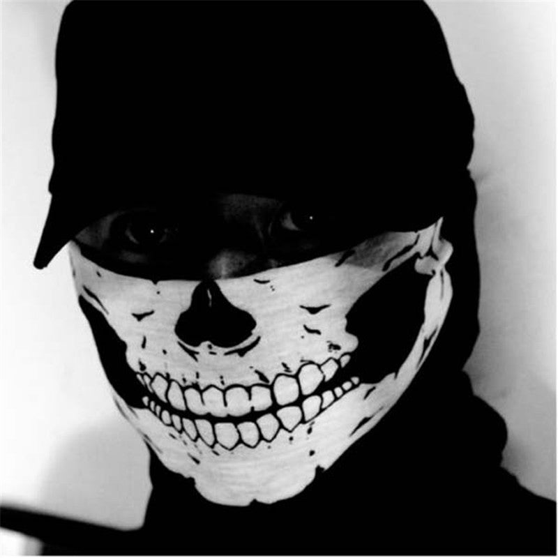 Motorcycle Biker Skull Half Face Mask Skull Obsessed