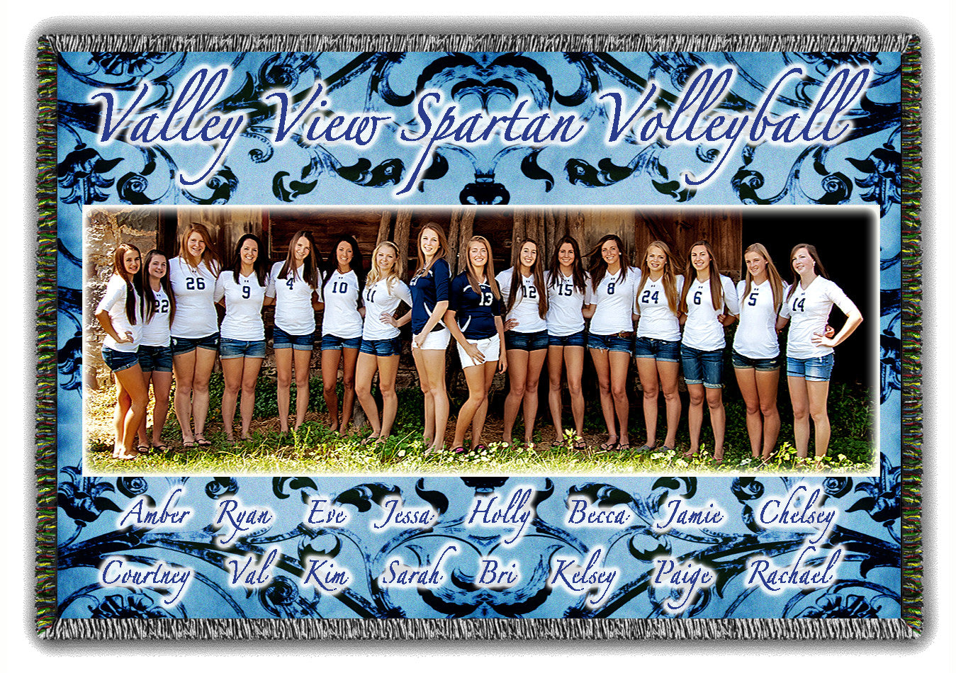 Team Volleyball Blanket