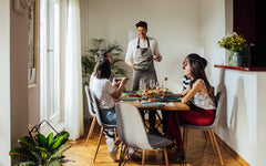 A Group of Friends Having a Dinner Party