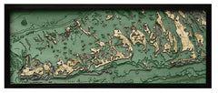 Florida Keys, Florida 3-D Nautical Wood Chart