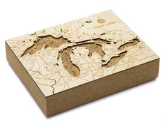 Great Lakes Cork Map