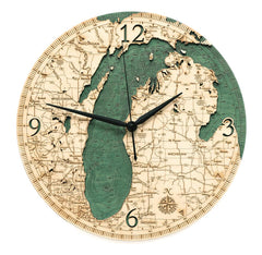 Lake Michigan clock