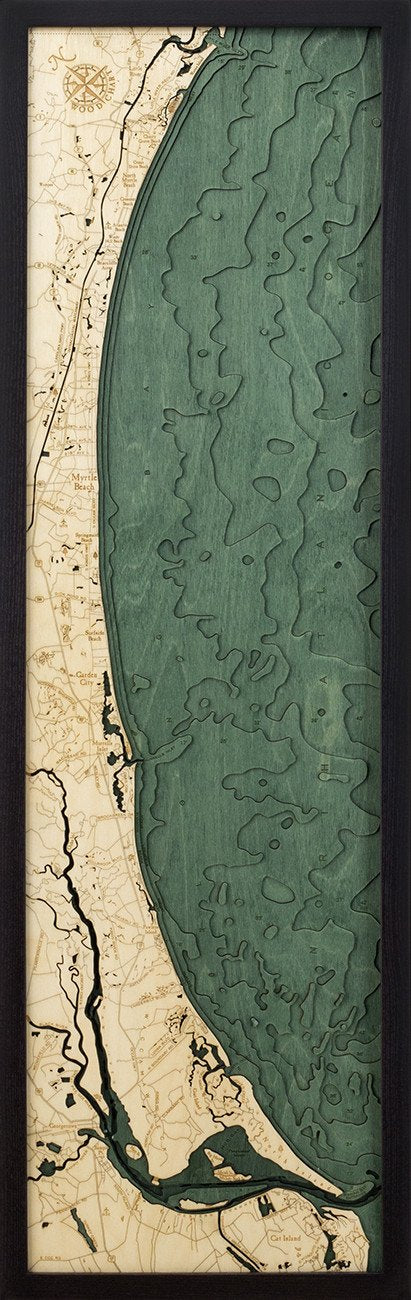 Myrtle Beach wood chart