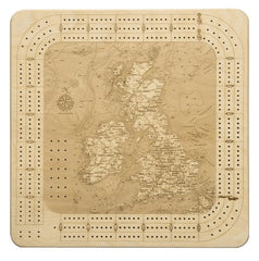 United Kingdom cribbage board