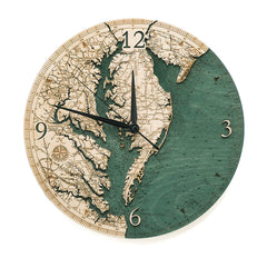 Chesapeake Bay Map Clock