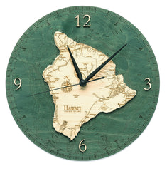 Hawaii (The Big Island) Clock