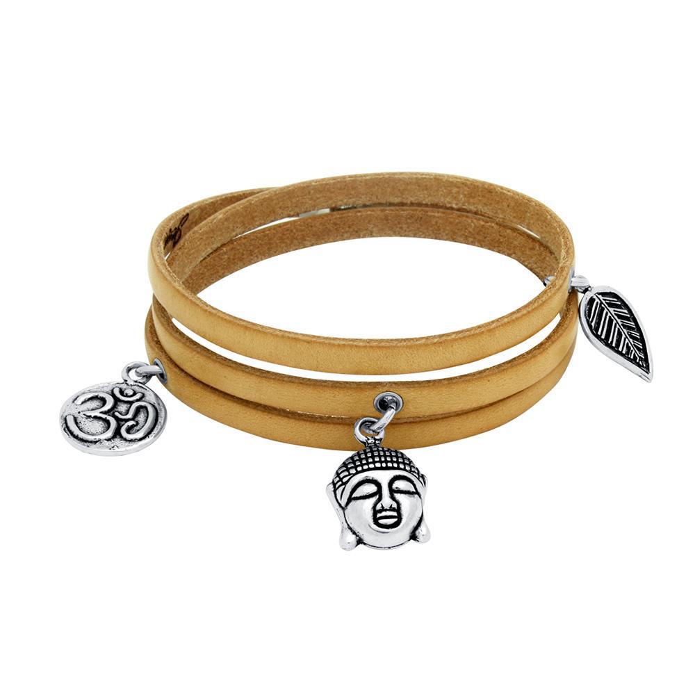 leather charm bracelets