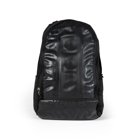 eco friendly black backpack