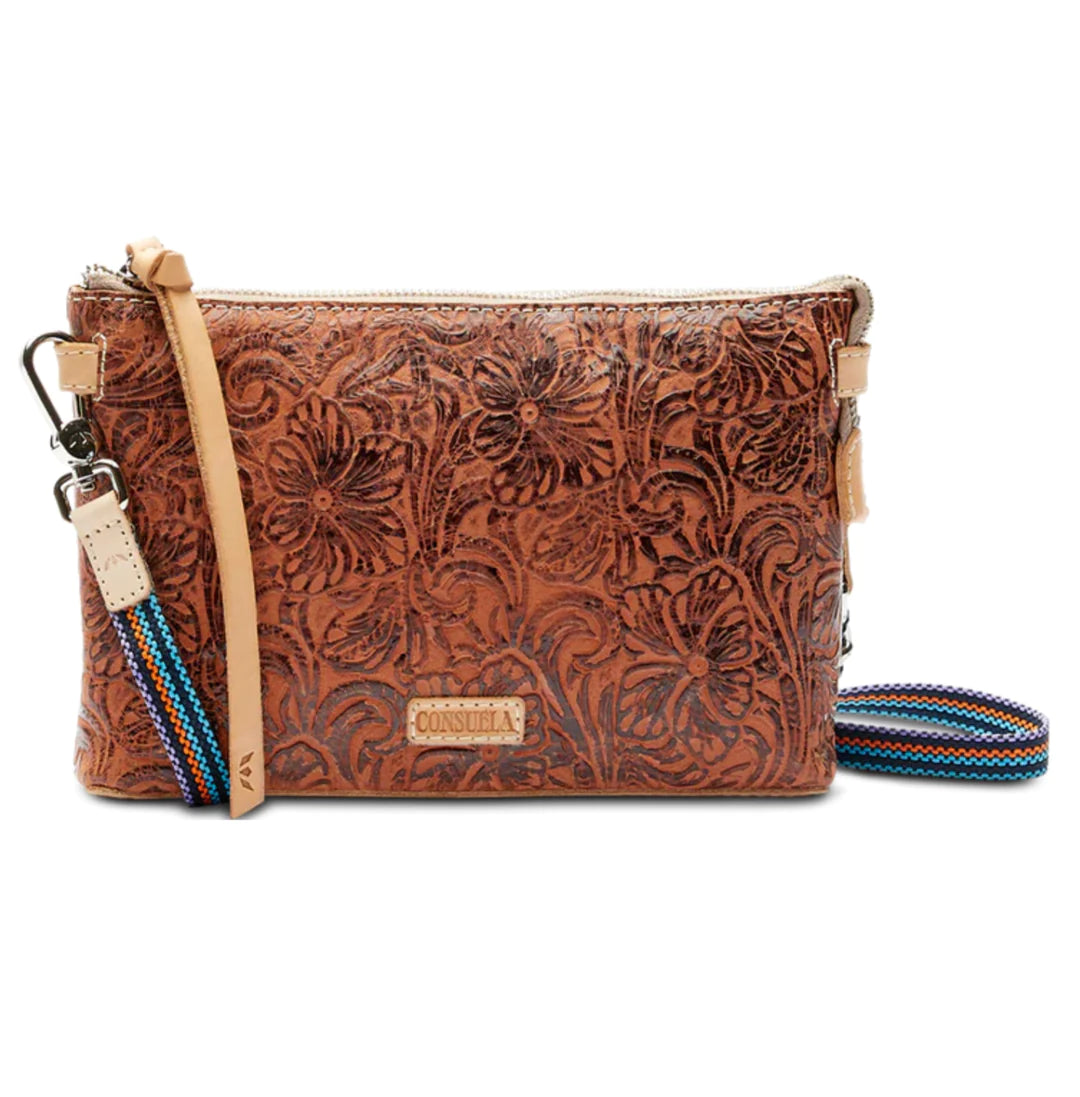 Consuela bags Midtown brown leather crossbody bag