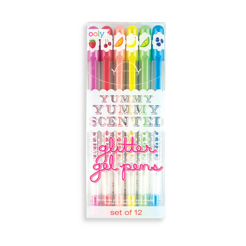  RIFLE PAPER CO. Margaux Gel Pen Set of 8 - Boxed Set of 8  Different Colored Retractable Gel Pens, 0.5mm Rollerball Tip, 5.5 L,  Perfect for Stylizing Note Taking and Writing 