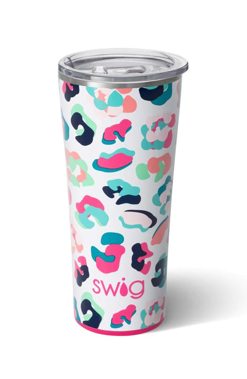 Swig 22 oz Tumbler - Luxy Leopard