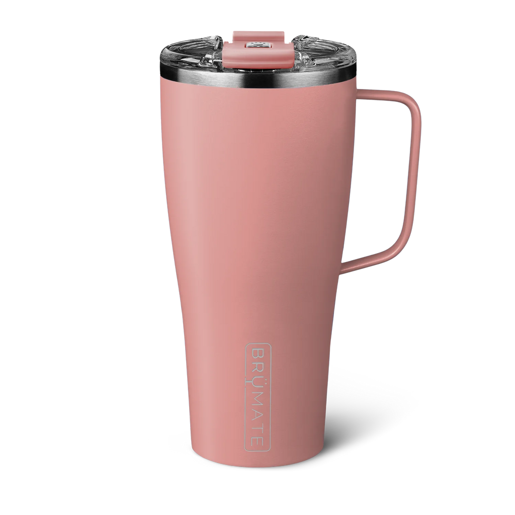 BruMate Imperial Pint Metallic Pink Leakproof Lid 20 oz Insulated Cup  Tumbler