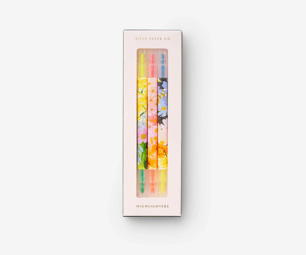  RIFLE PAPER CO. Margaux Gel Pen Set of 8 - Boxed Set of 8  Different Colored Retractable Gel Pens, 0.5mm Rollerball Tip, 5.5 L,  Perfect for Stylizing Note Taking and Writing 