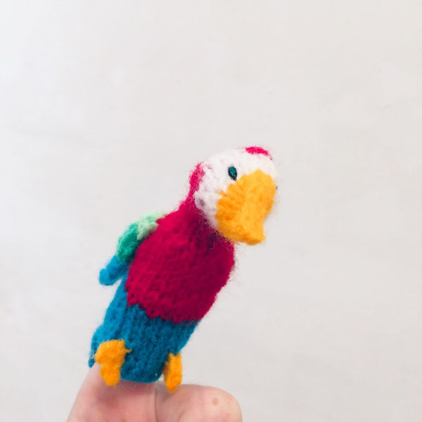 Fingerpuppe // Papagei
