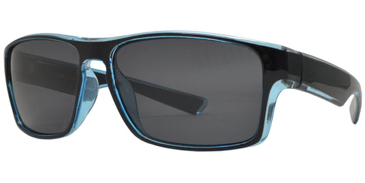 PL 7688 - Plastic Sports Wrap Around Polarized Sunglasses