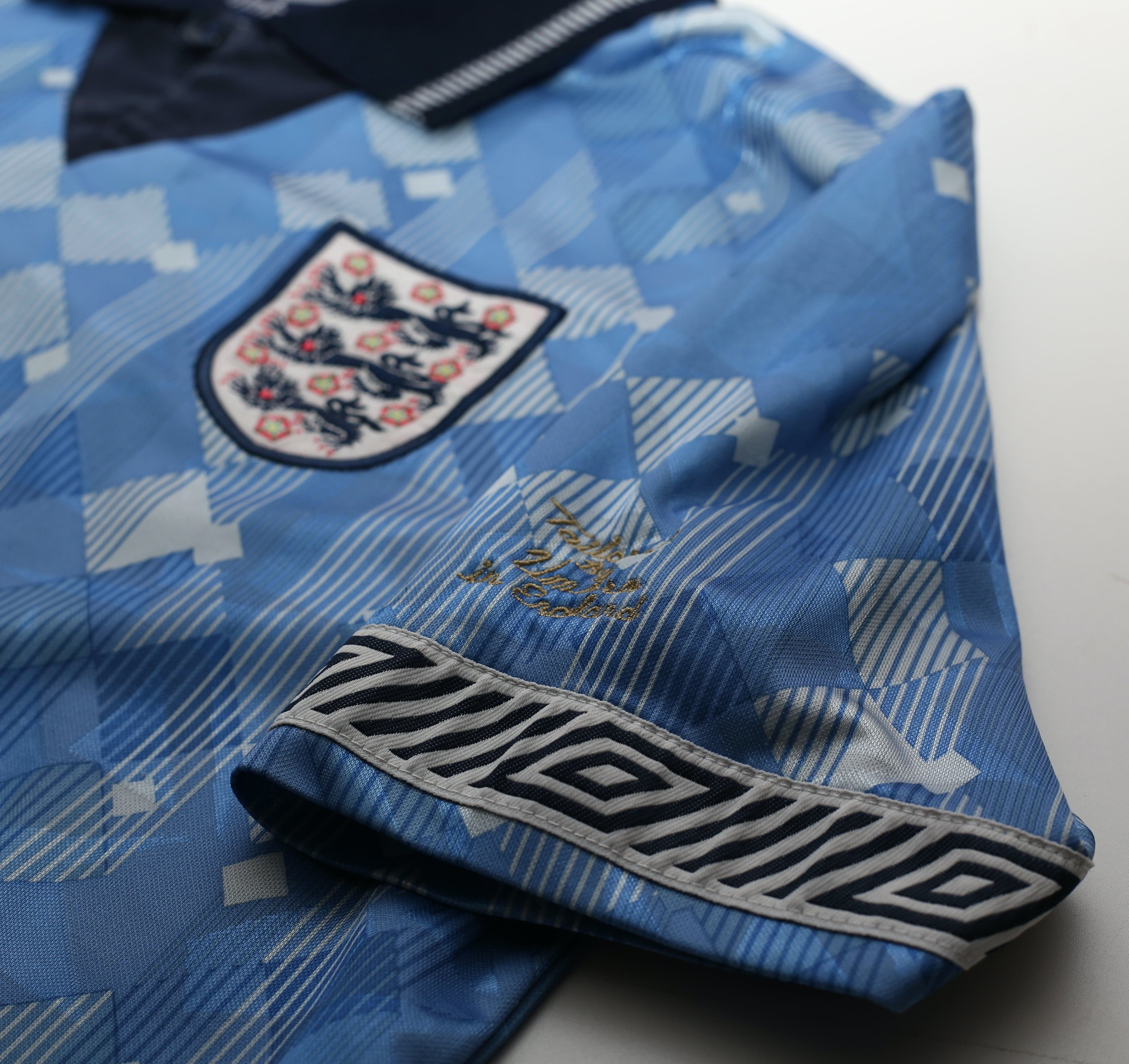 1990 92 england retro official umbro re issue 3rd football shirt s italia 90 73402827440502