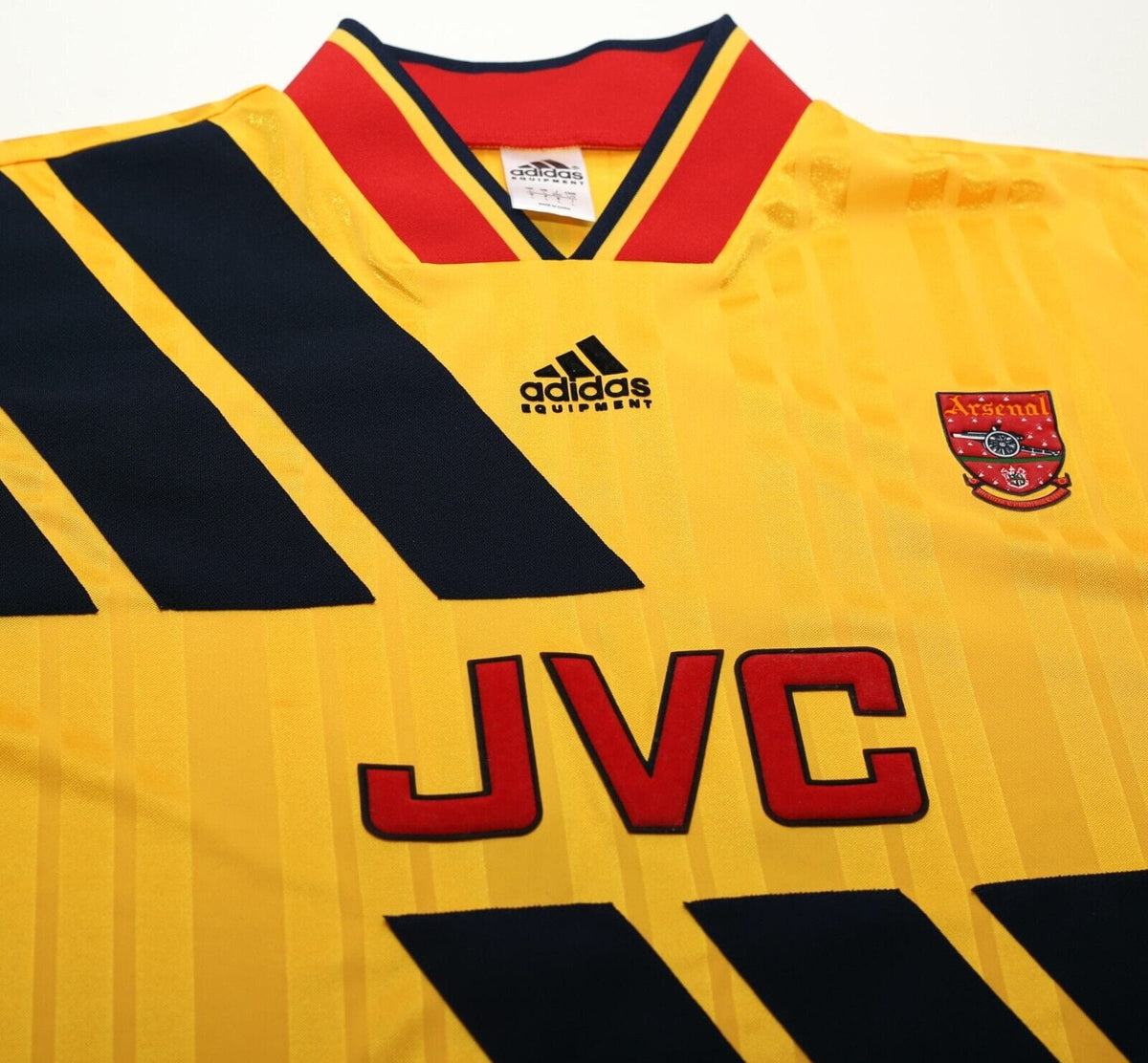 ARSENAL 1990/1992 HOME FOOTBALL SHIRT SOCCER JERSEY JVC #8 VTG