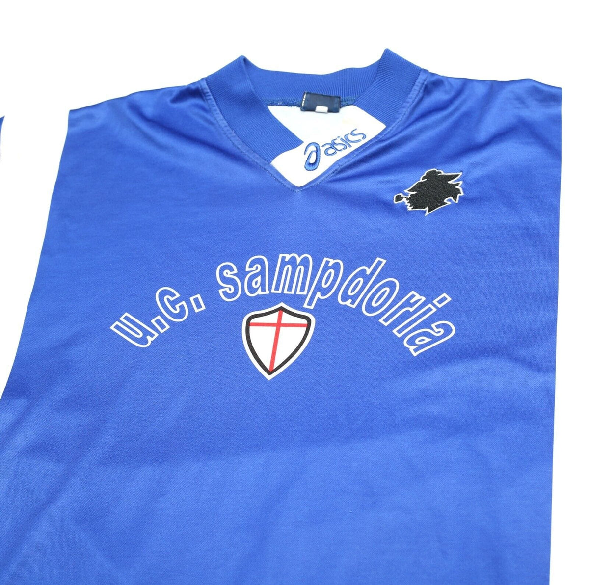 Sampdoria Home football shirt Maglia 1990 ASICS Soccer Jersey Size Large  40-42)