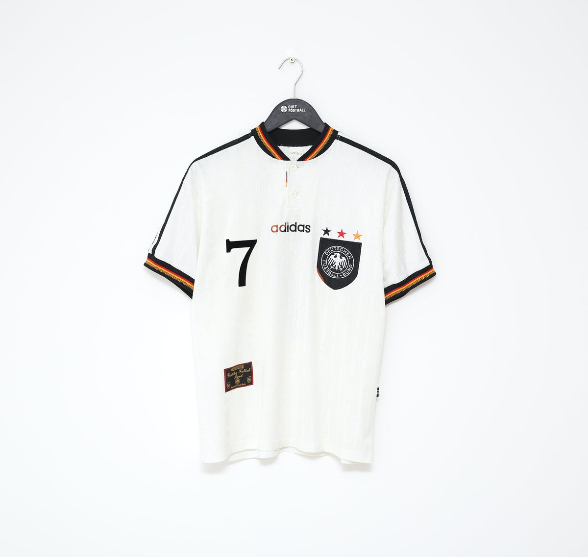 1998/00 RAUL #10 Spain Vintage adidas Home Football Shirt (S