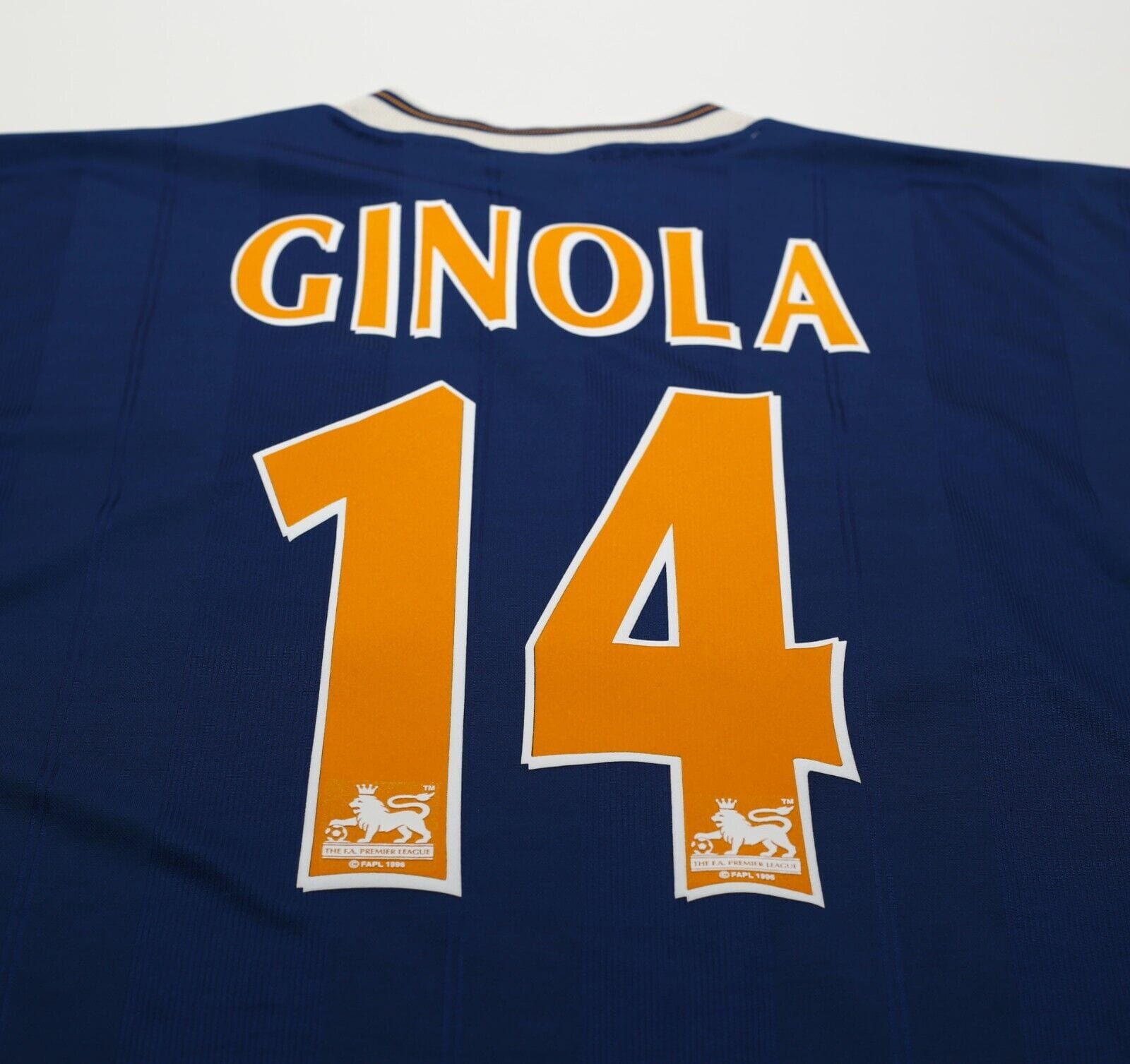 1997 98 ginola 14 tottenham hotspur vintage pony away football shirt l 42717108732151