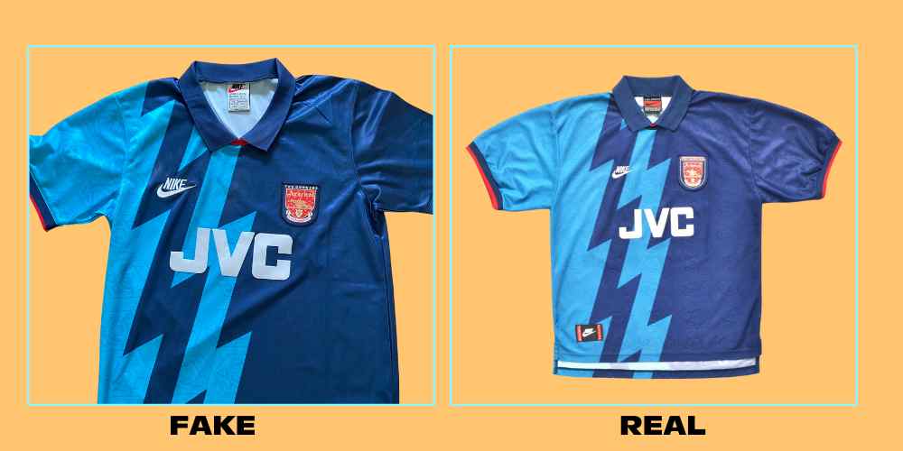 1995 Arsenal shirt real or fake