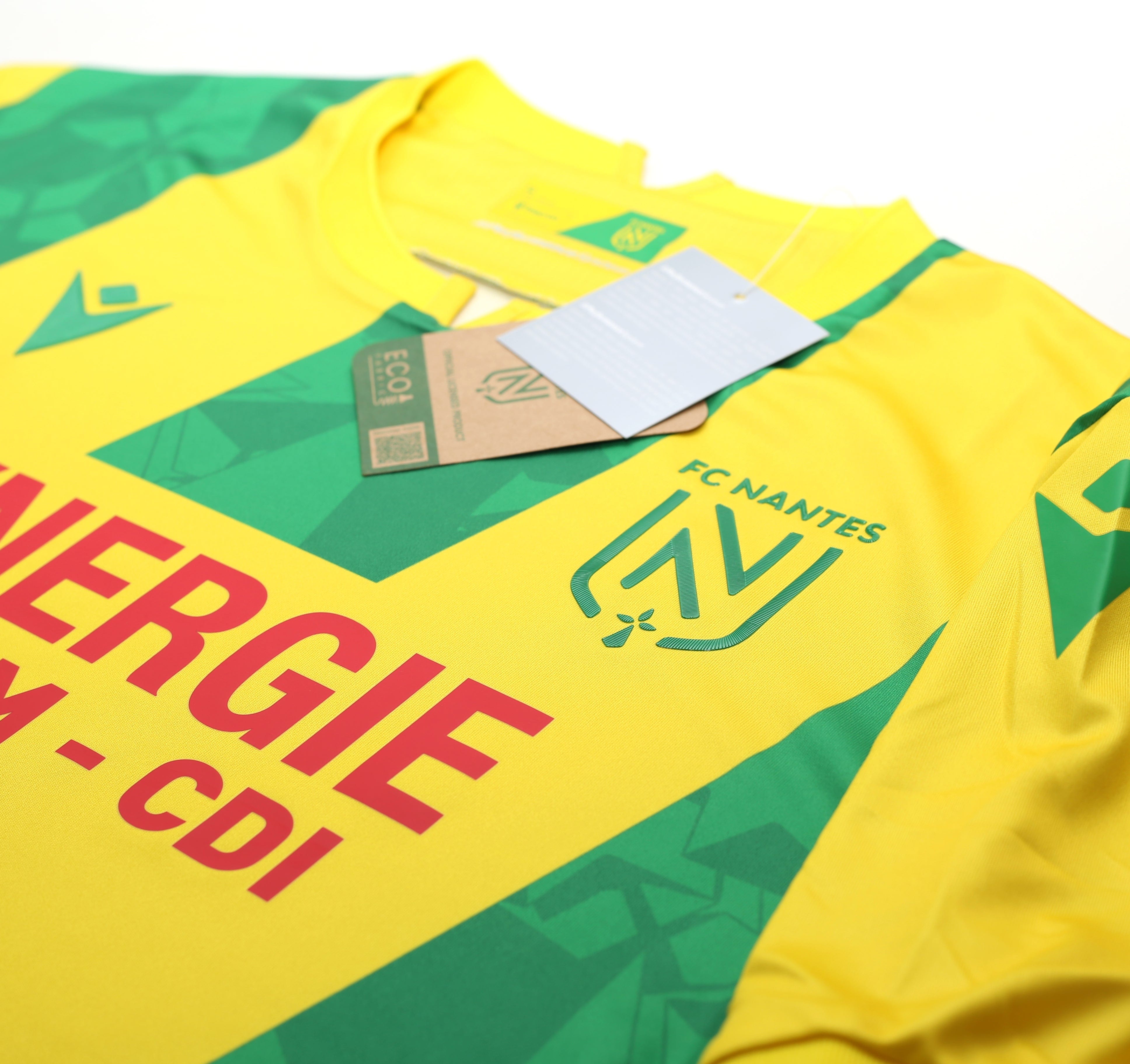 2024 25 fc nantes home shirt macron new all sizes 43485312024823