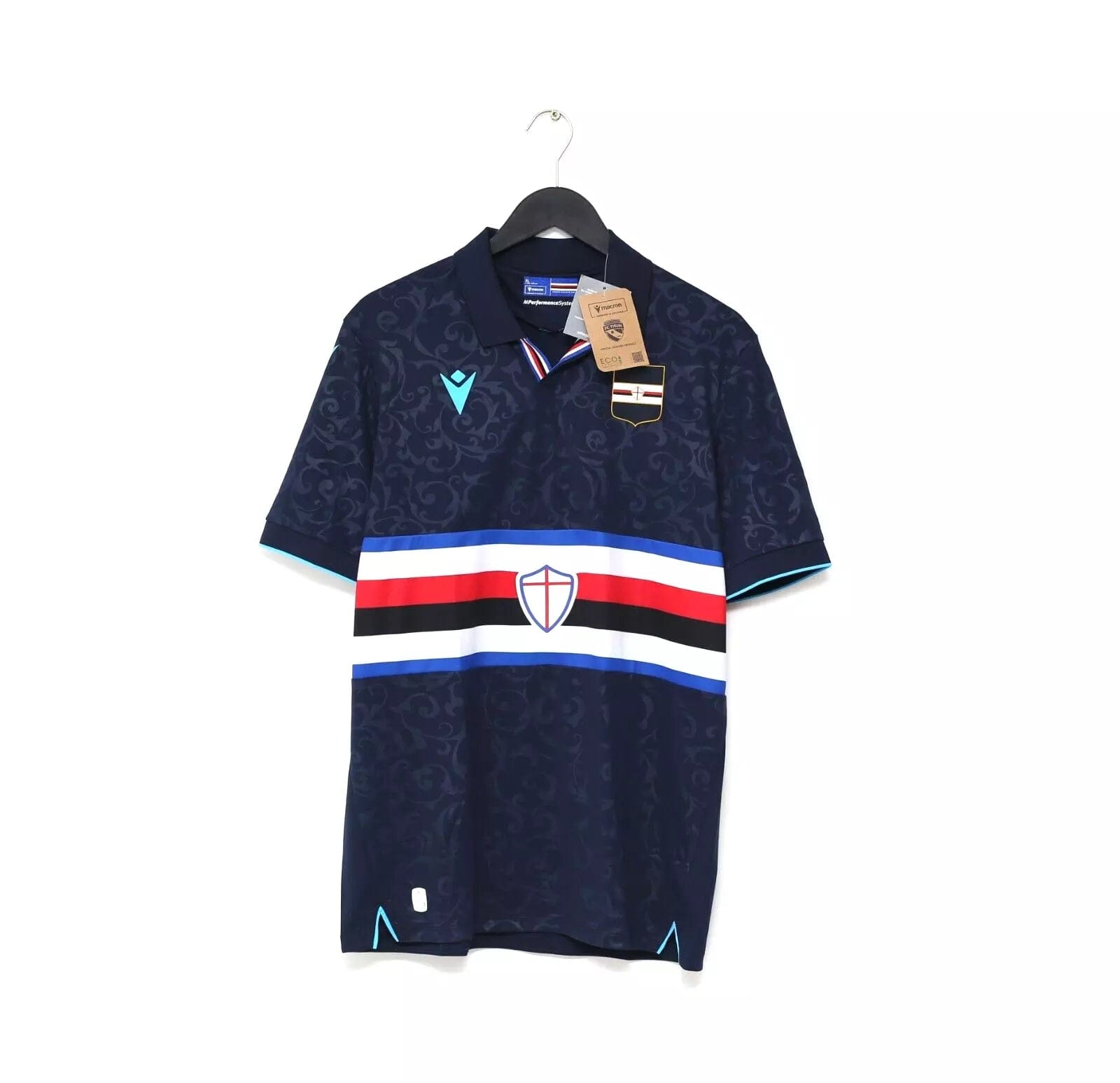 2024 25 sampdoria third shirt new sponsor free all sizes 58427173929207