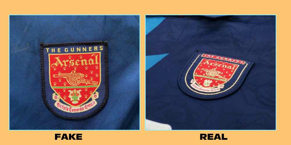 1995 Arsenal shirt crest