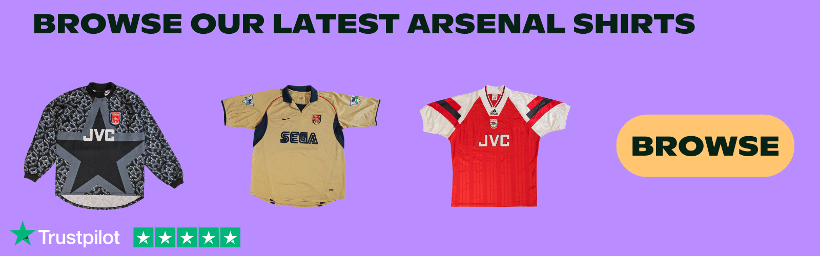Arsenal shirts