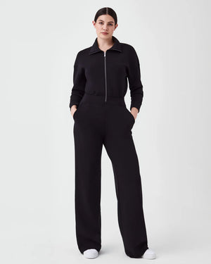 SPANX® AirEssentials Long Sleeve Wide Leg Jumpsuit - B Social Boutique