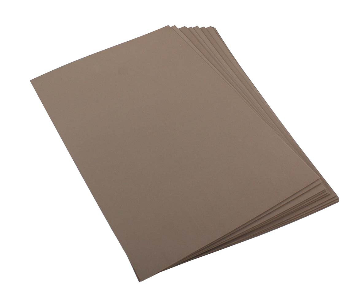 Craft Foam Sheets--12 x 18 Inches - Light Gray - 5 Sheets-2 MM