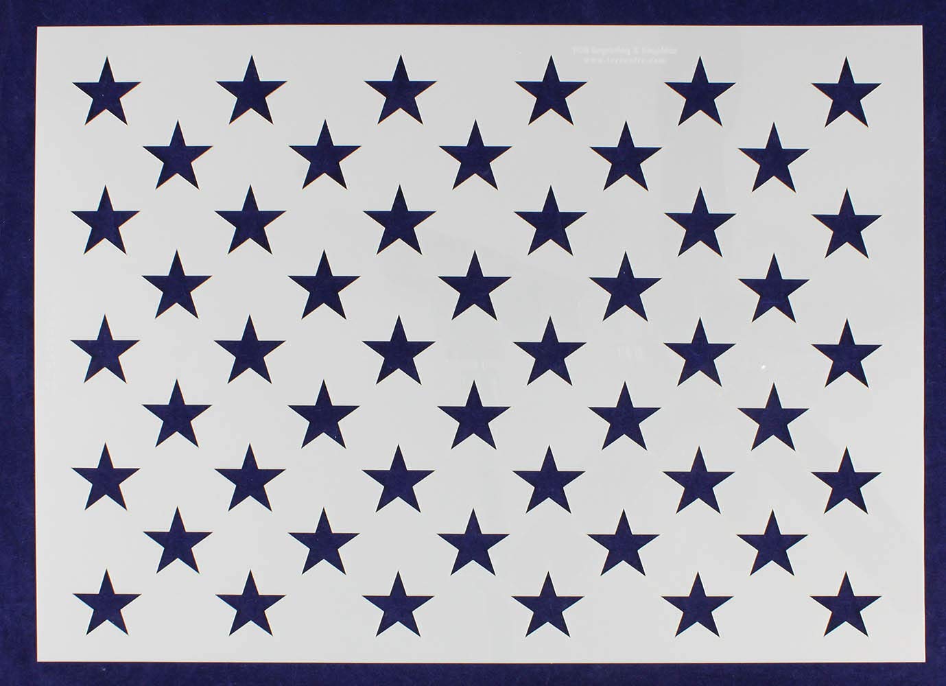 American Flag Stencil Stars and Stripes Template