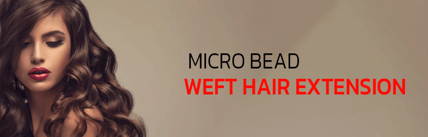Weft hair extension