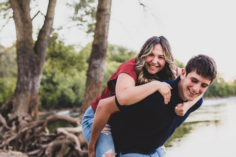 Alisha and Jake near River