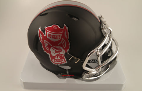 North Carolina State Wolfpack Riddell Speed Mini Helmet - Black Howl ...