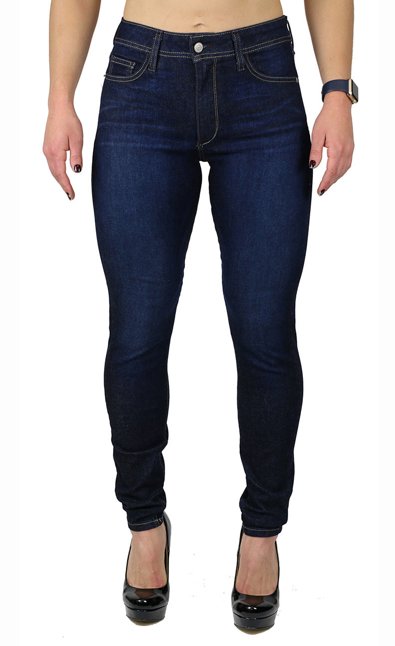 The Weekday Fit ” High Rise Skinny Jeans ( Dark Blue ) – Ale
