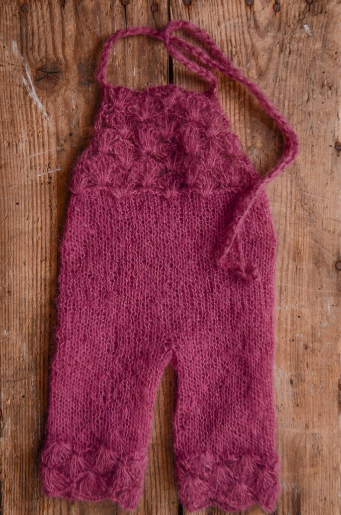 Mohair Overall - Mauve
