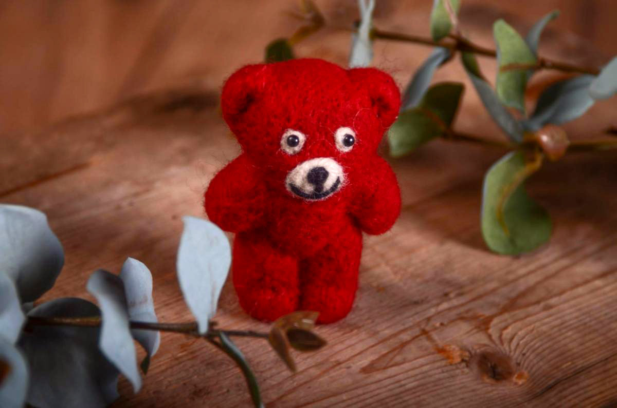 little red teddy bear