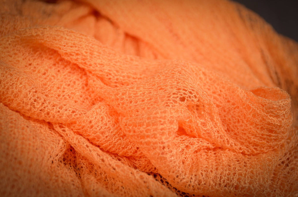 Stretch Knit Baby Wrap - Light Orange