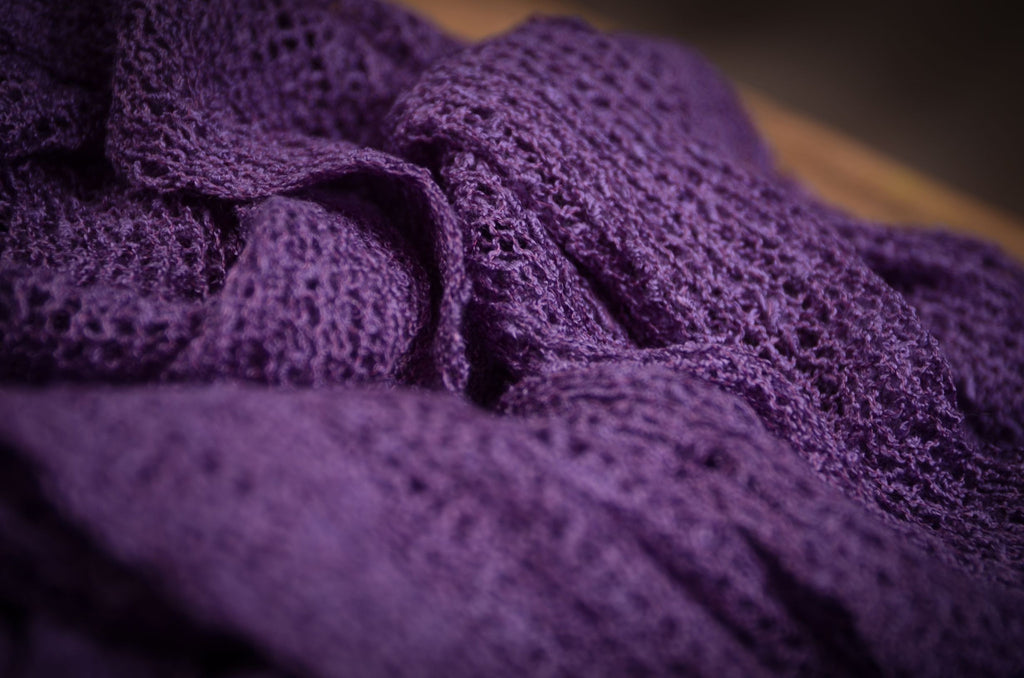 Stretch Knit Baby Wrap - Purple
