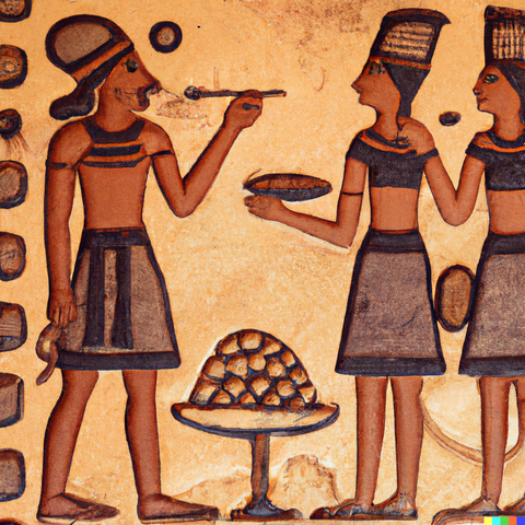 ancient egypt baking and decorating cakes