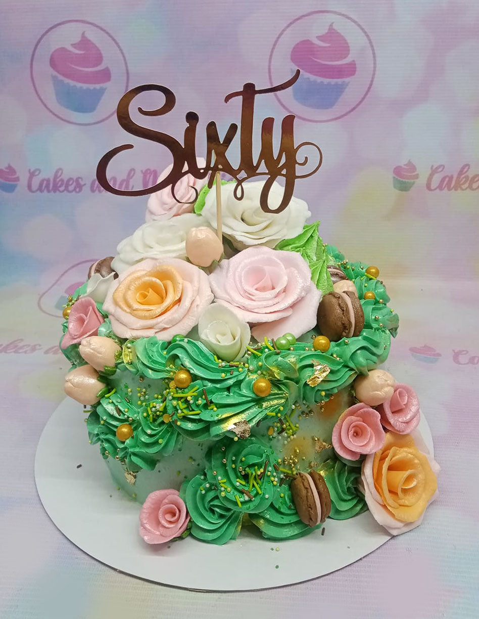 Floral Cake - 1328 – Cakes And Memories Bakeshop