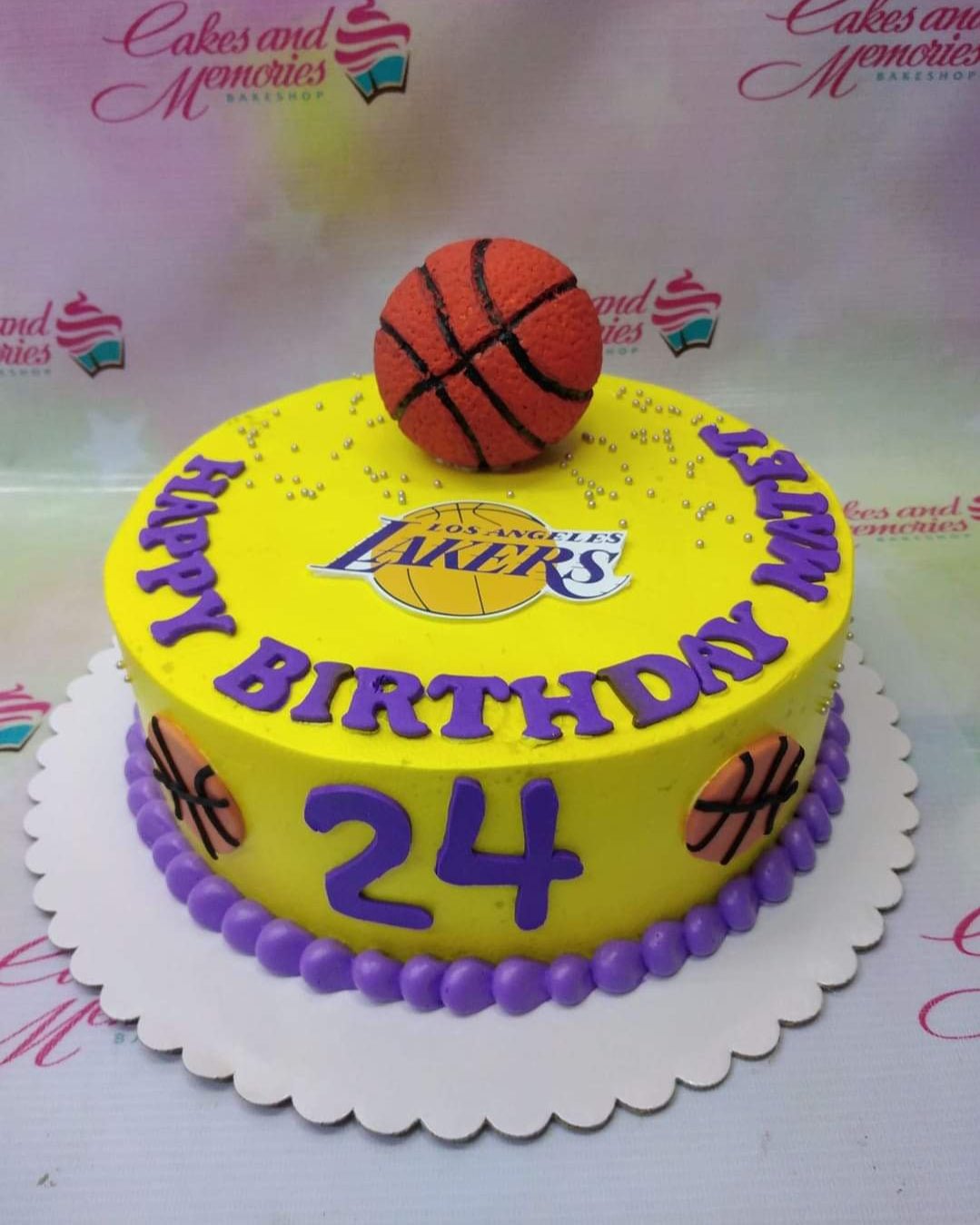 Basketball Cake — PattiCakes Bakery
