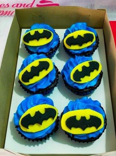 Batman Cupcakes - 7501 – Cakes and Memories Bakeshop