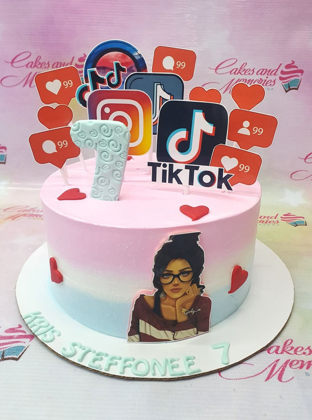 Tiktok Cake - 1136 – Cakes and Memories Bakeshop