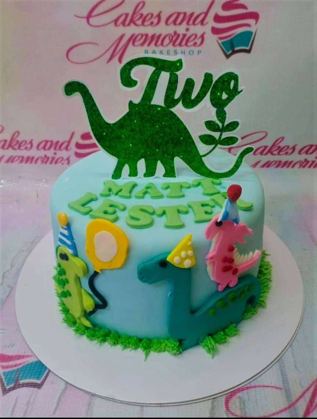 Dinosaurs Cake - 1105 – Cakes and Memories Bakeshop