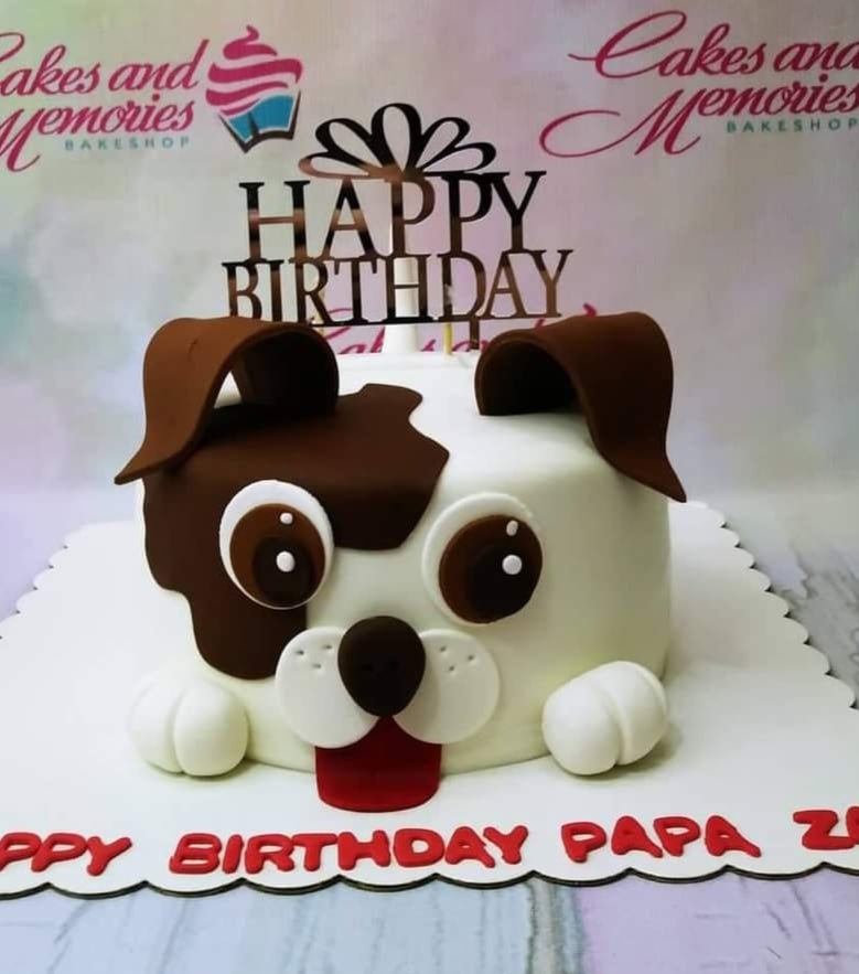 Dog Cake - 1106 – Cakes and Memories Bakeshop