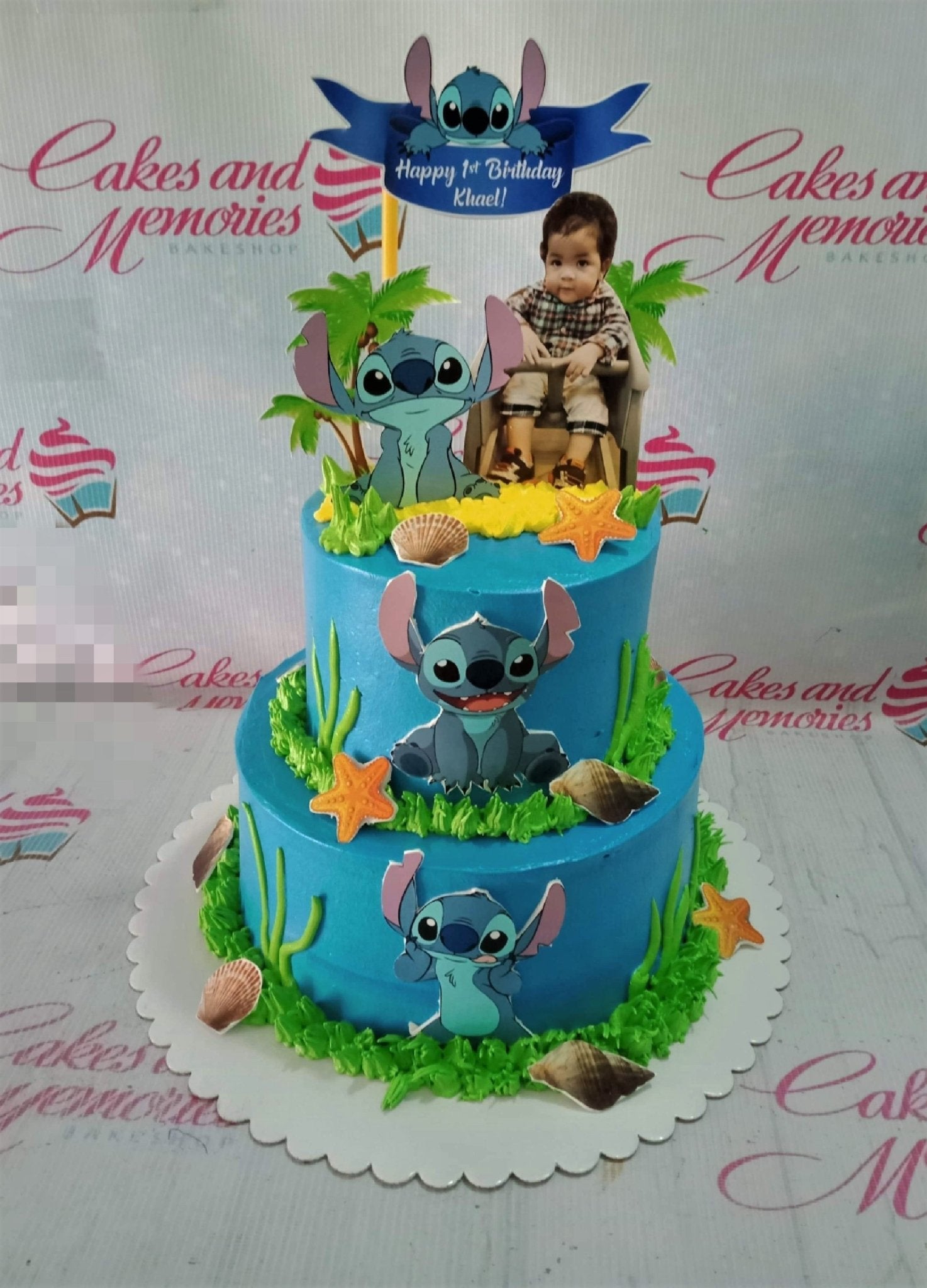 Lilo Stitch Angel Experiment 624 Pink Edible Cake Toppers