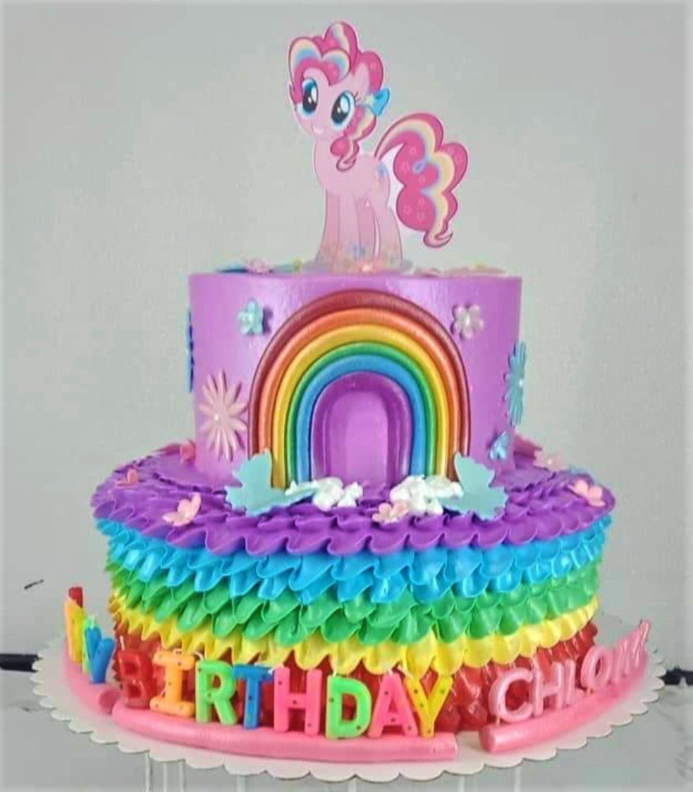 Precut** Icing My Little Pony Personalised 15cm Cake Topper & 17 Extra  Toppers | eBay