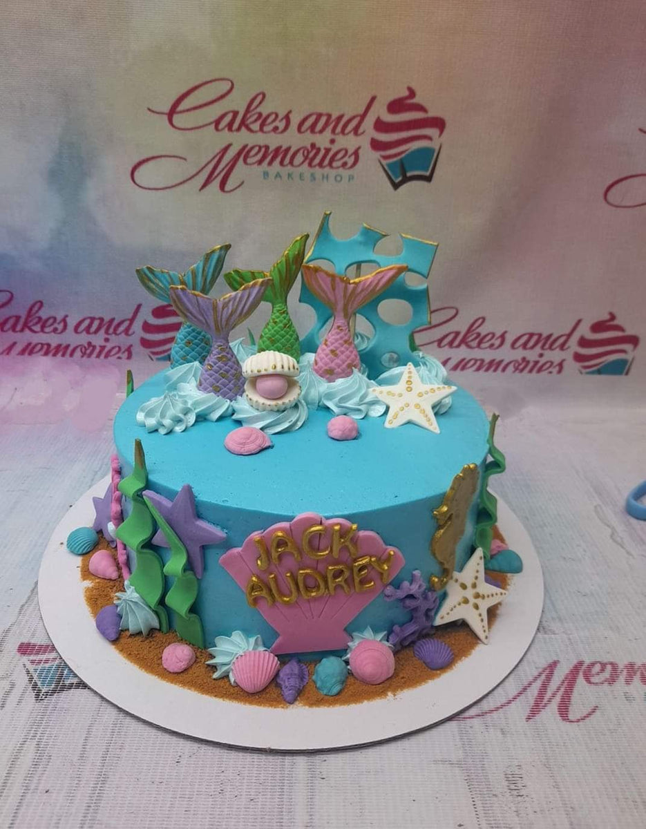 Mermaid Cake - 1109 – Cakes and Memories Bakeshop